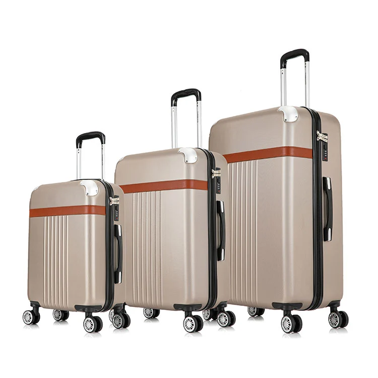 Dirbtinės odos dirželiais ABS retro bagažas